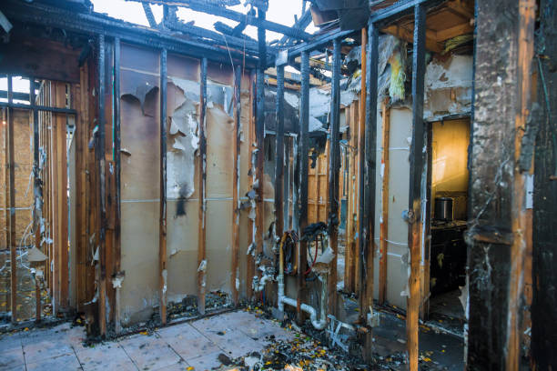 Professional Fire Damage Restoration technician working in Norwood, OH